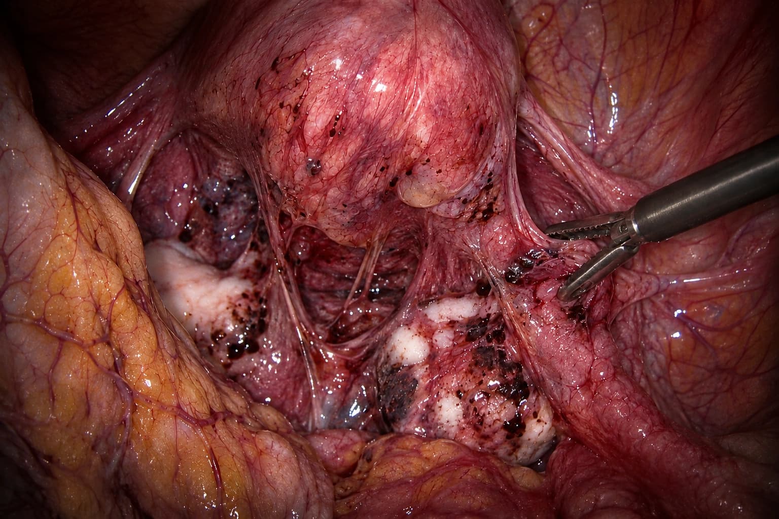 Derin endometriozis laparoskopik görünüm