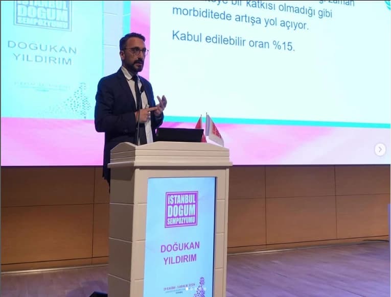 İstanbul Doğum Sempozyumunda İstmosel Hastalığı Sunumu