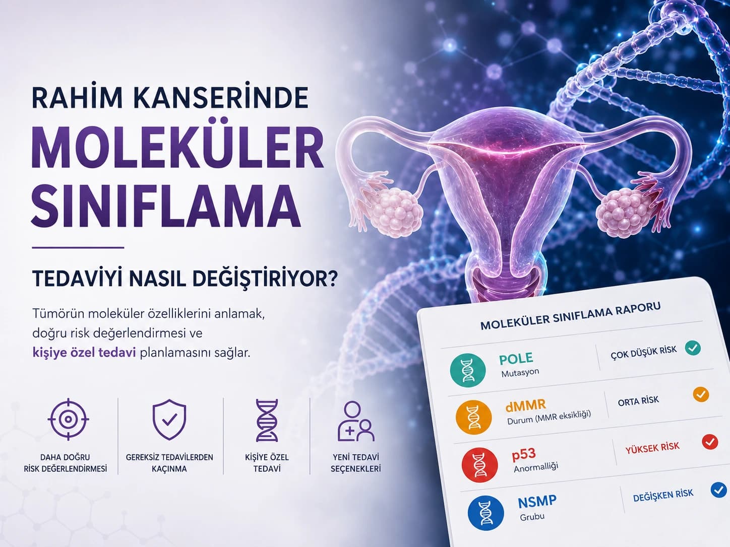 Rahim Kanserinde Moleküler Sınıflama: Tedaviyi Nasıl Değiştiriyor?