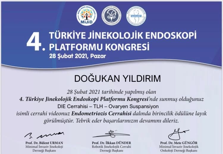 Kongrede 2 Ayrı Ödül